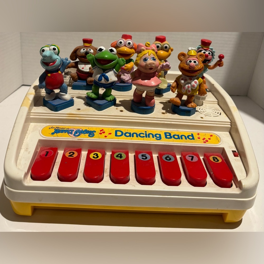 Jim Henson's Muppet Babies Vintage 1989 Dancing Band Music Toy